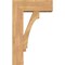 Ekena Millwork Imperial Block Smooth Bracket w/ Offset Brace, Western Red Cedar, 7 1/2"W x 20"D x 32"H BKT0806X20X32IMP05SWR - alternate 3